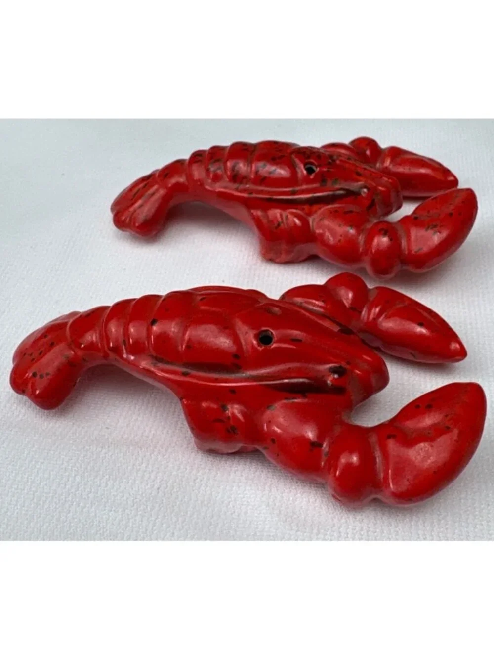 Red Lobster Salt & Pepper Shakers Ceramic Japan Decorative Vintage